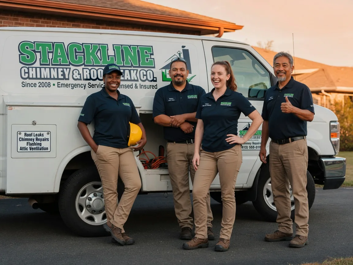 Chimney flashing repair company in Varna, IL